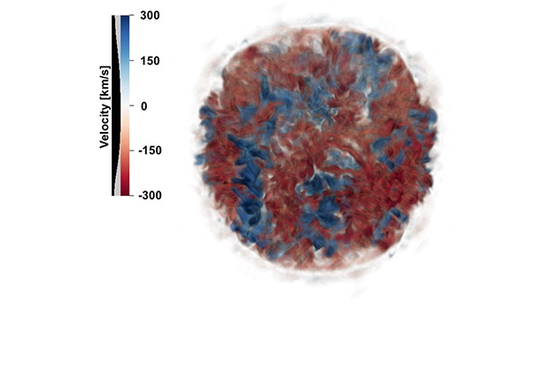 3D Supernova Simulation Turns Back Clock on Star Explosions